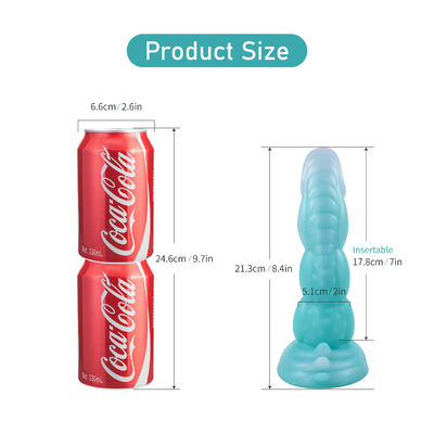 Artificial Realistic Silicone Penis , Big Soft Plastic Dildo For Women