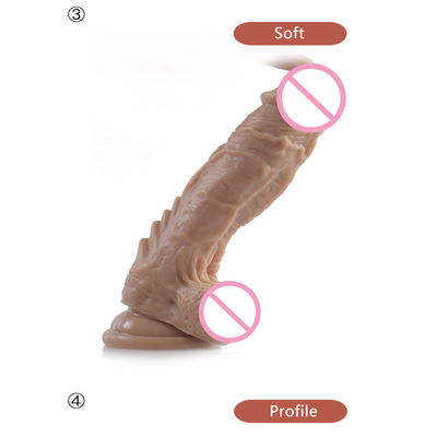 Sexual Animal Penis Real Looking Dildo Huge Suction Cup Hands Free For Adult