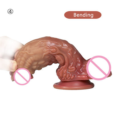 Realistic Silicone Phoenix 1.9 Inches Thick Dildos Prostate Massager With Suction Cup