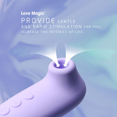 ISO9001 Air Pulse Silicone Sex Toy Non Contact Sucking Pressure Wave Technology