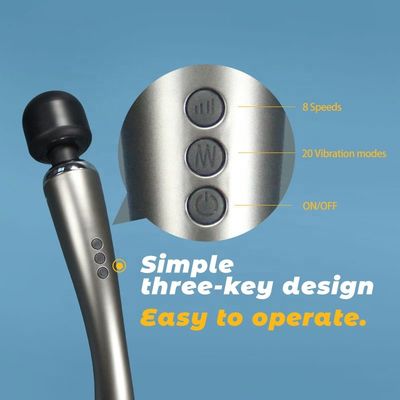 Cordless Electric Full Body Massager, Electronic Personal Hand Held Massage Vibrator