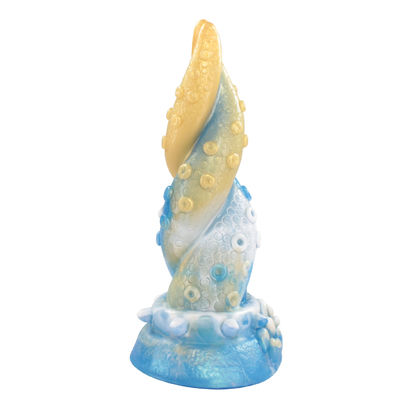 Ultra Soft Colorful Tentacle Silicone Dildo Octopus 7 Inch Toys For Hands Free Anal Play